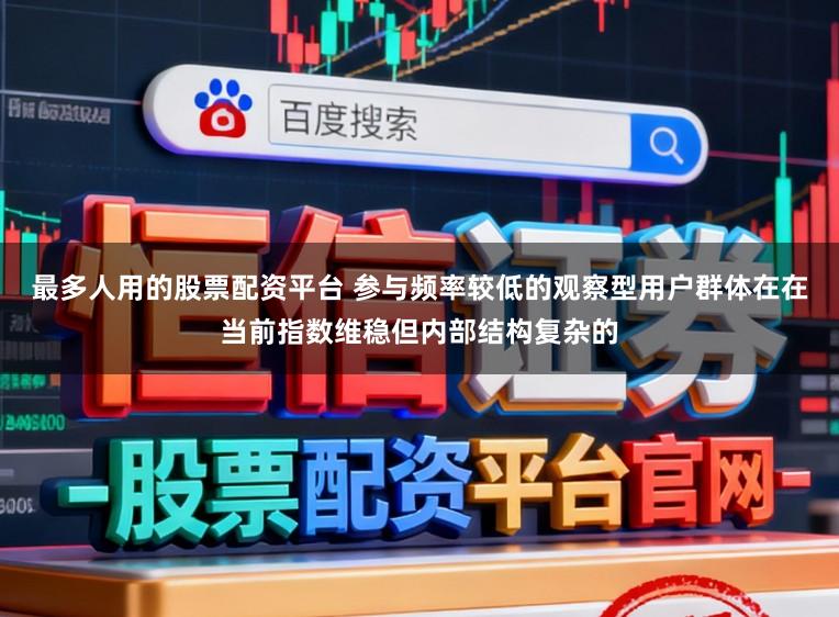 最多人用的股票配资平台 参与频率较低的观察型用户群体在在当前指数维稳但内部结构复杂的